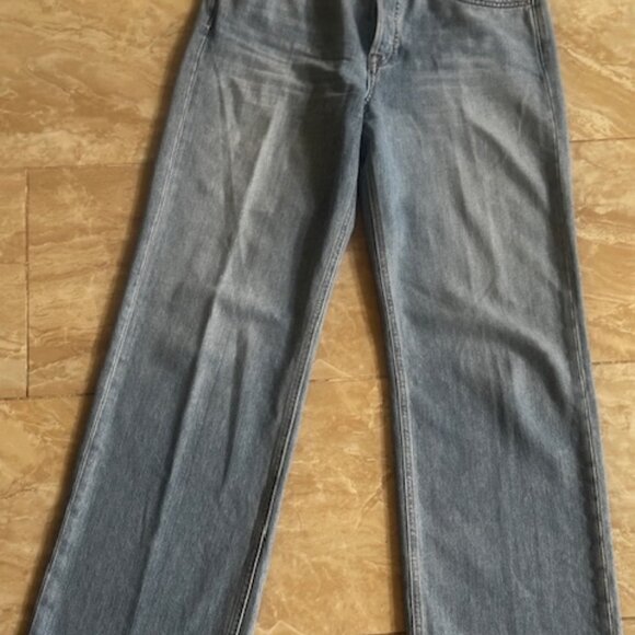 GRLFRND Brooklyn High Rise Wide Straight Size 27,  34 length, waist 28 - Picture 4 of 5